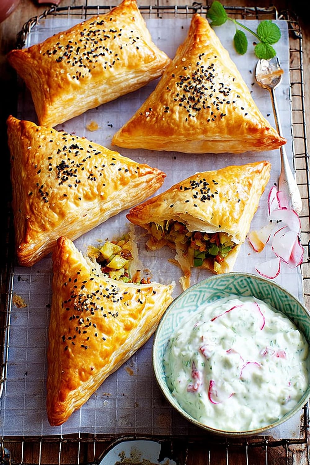 Spicy Vegetable Turnovers