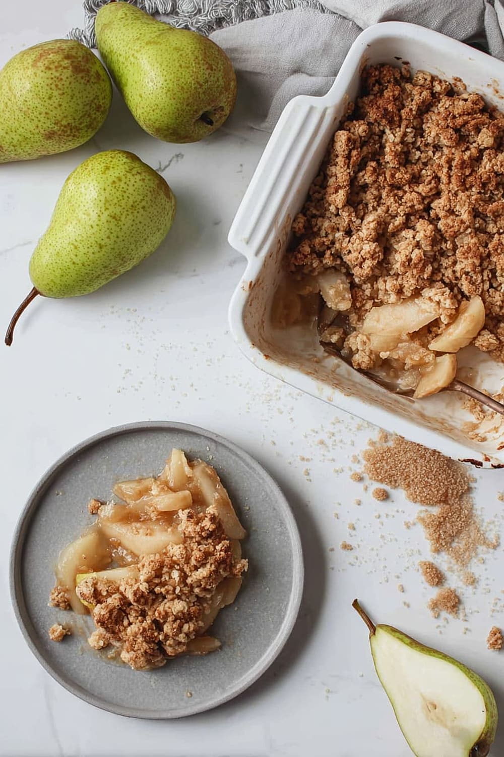 Cinnamon Pear Crumble