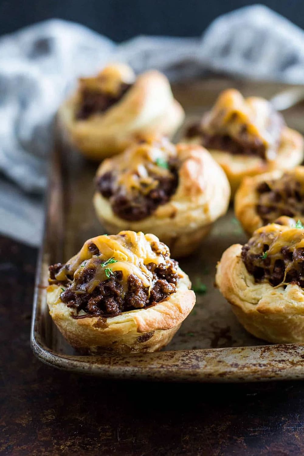 Easy BBQ Beef Biscuit Cups