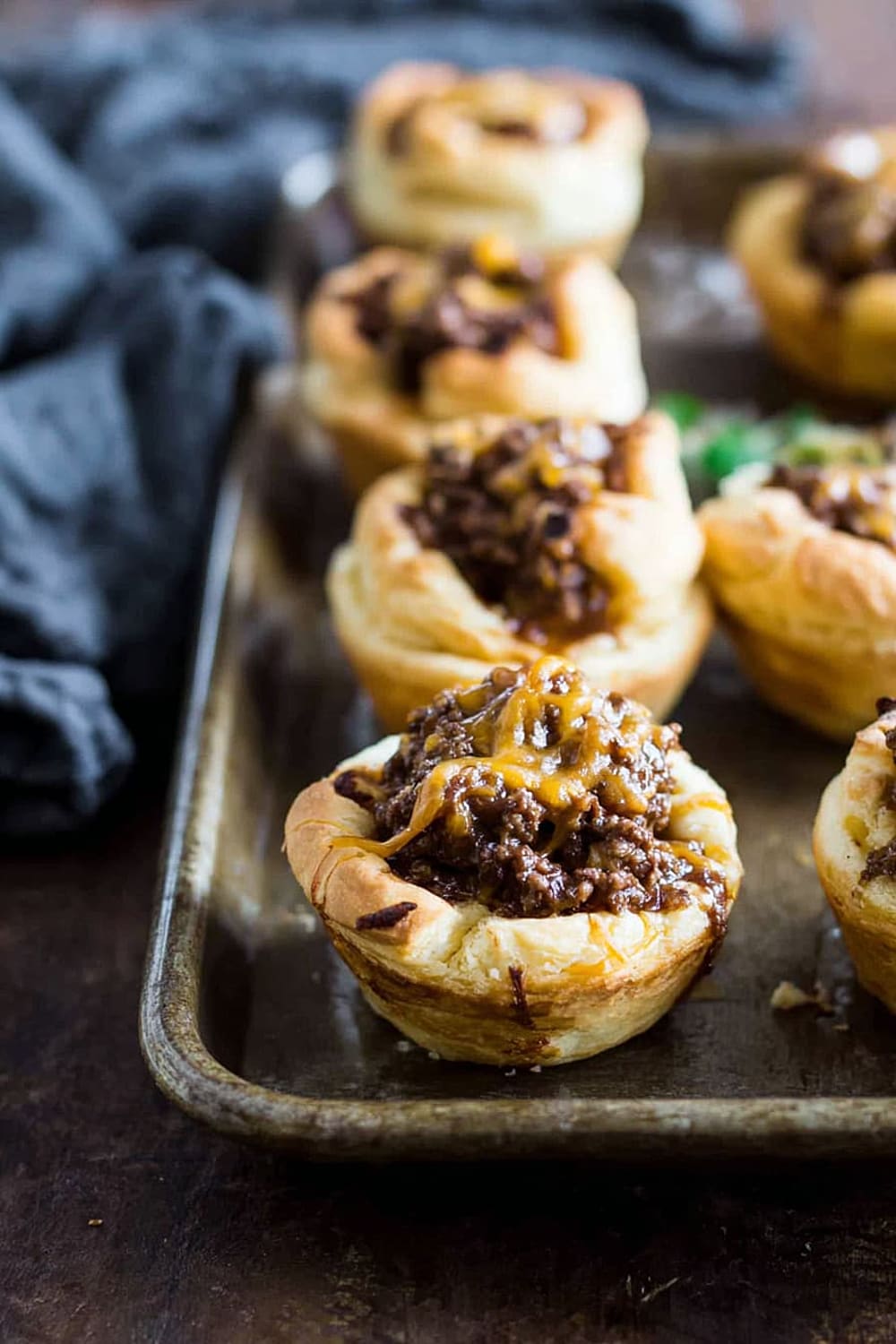 Easy BBQ Beef Biscuit Cups