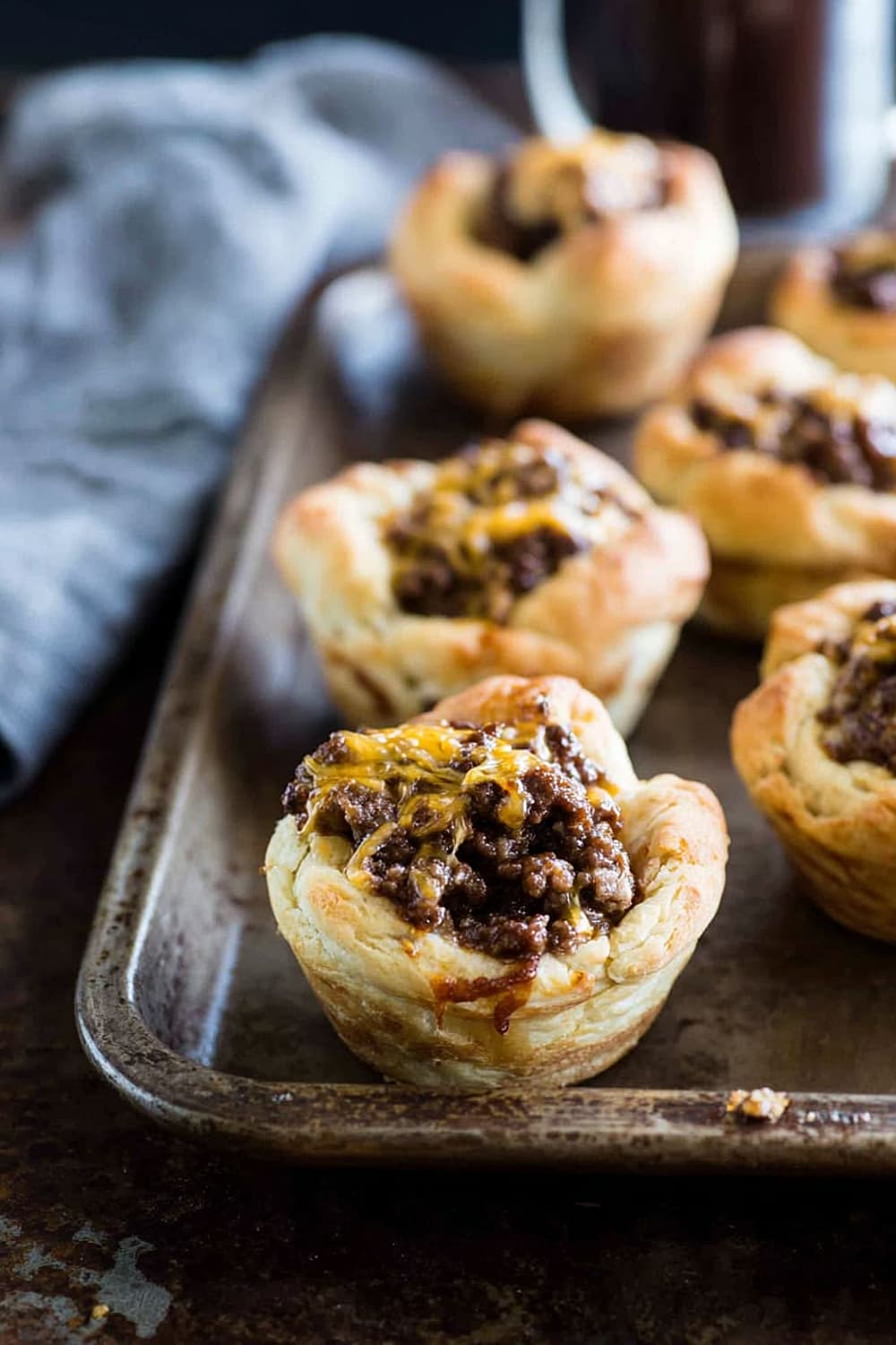 Easy BBQ Beef Biscuit Cups
