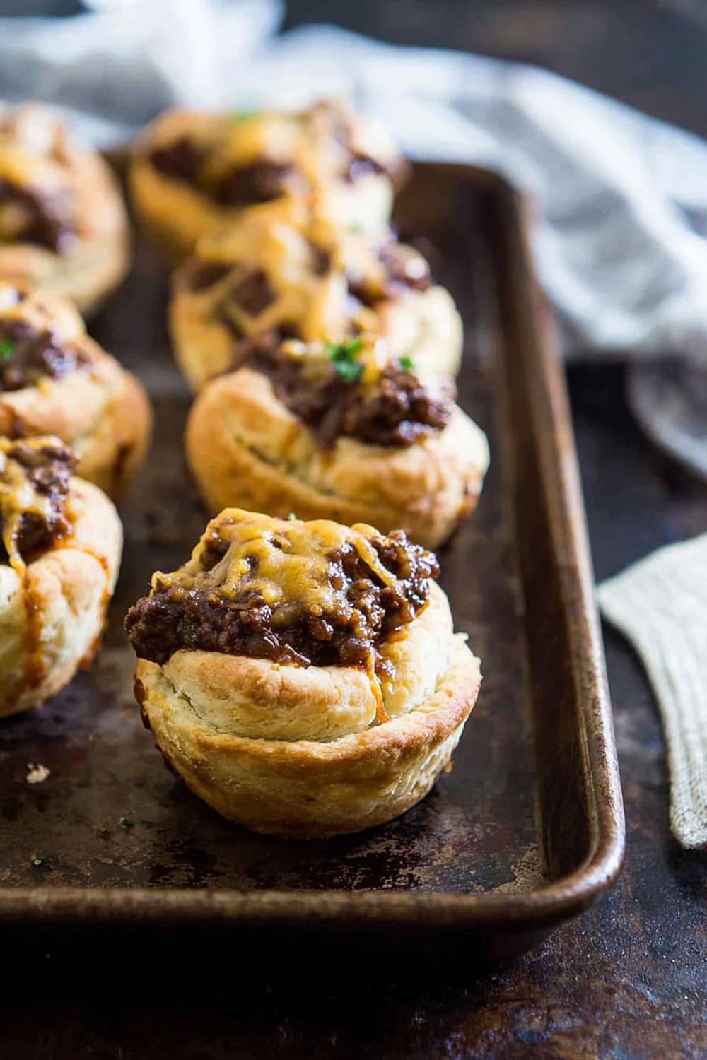 Easy BBQ Beef Biscuit Cups