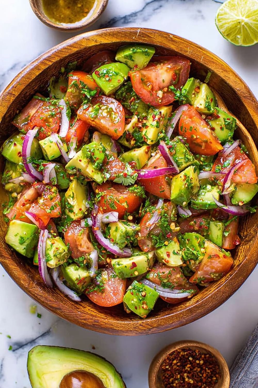 Easy Tomato Avocado Salad