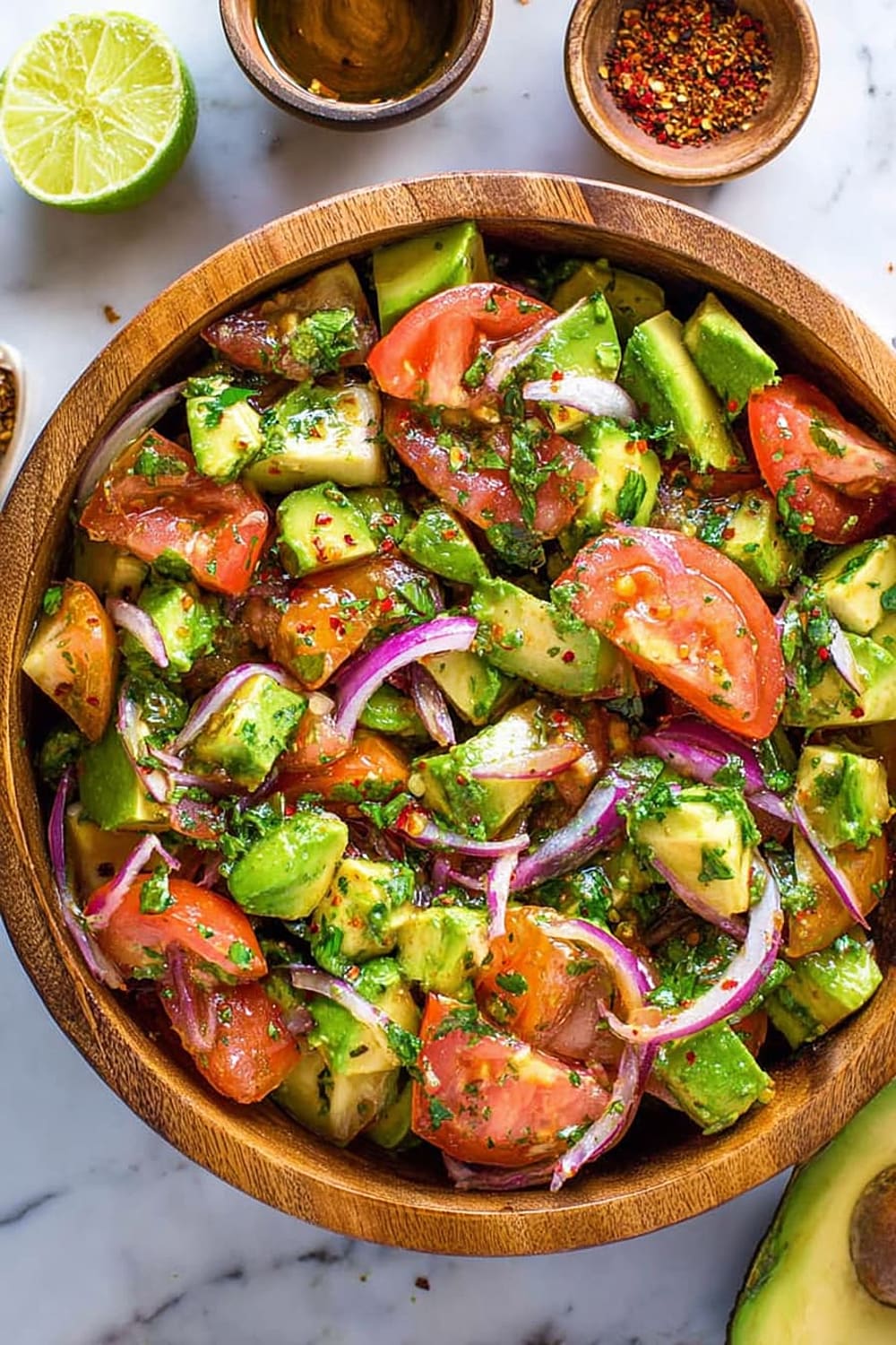 Easy Tomato Avocado Salad