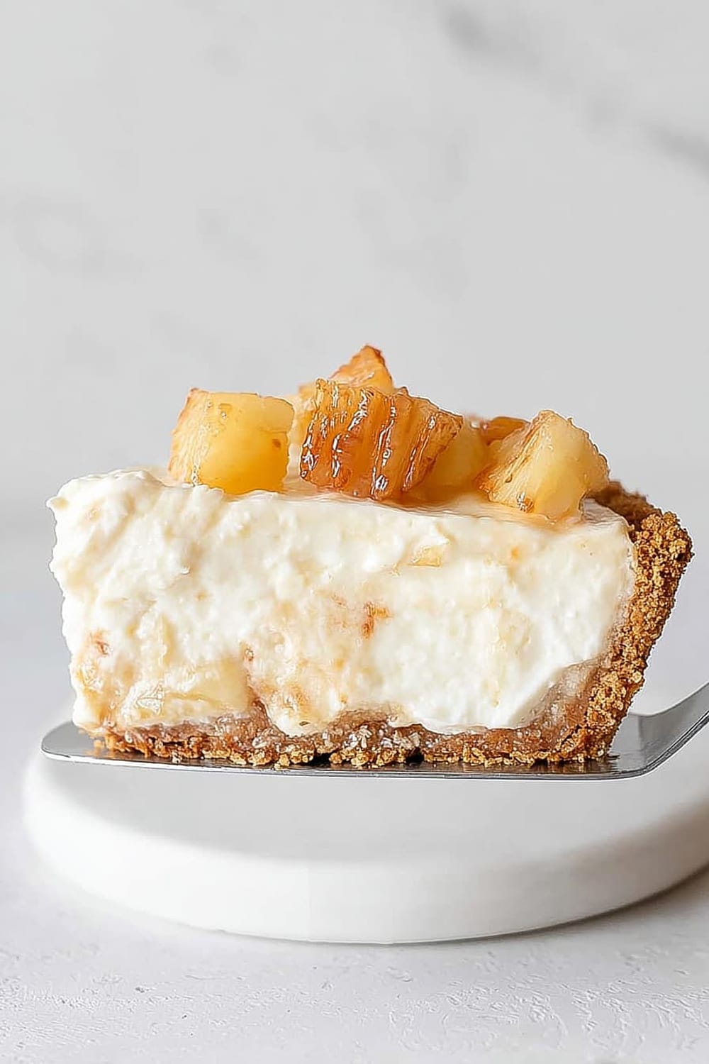 No Bake Pineapple Pie (with cream cheese)