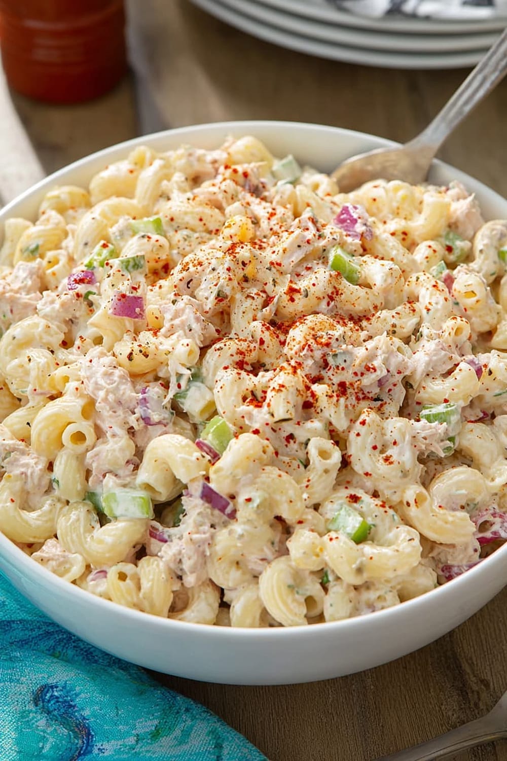 Chilled Tuna Macaroni Salad