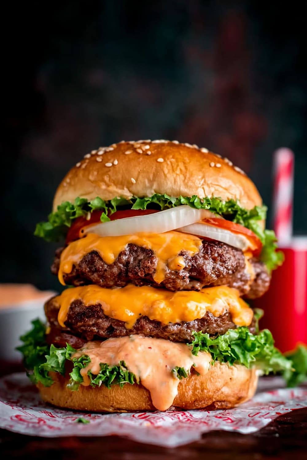 The Ultimate Double Cheeseburger