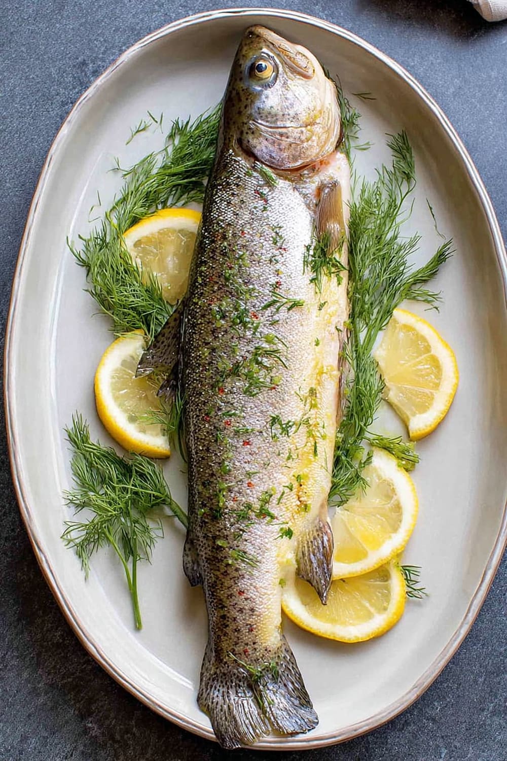 Grilled Trout With Dill and Lemon
