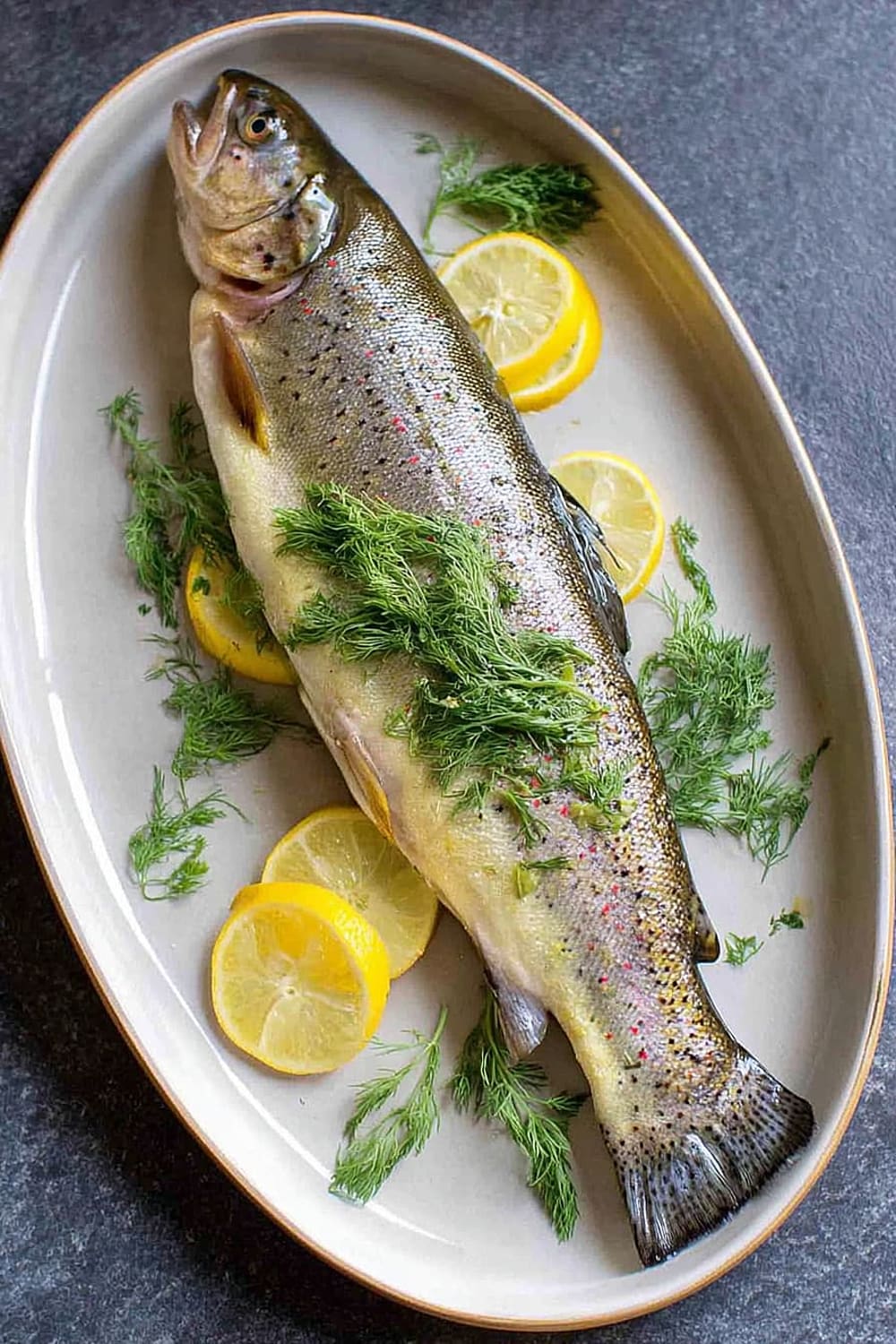 Grilled Trout With Dill and Lemon