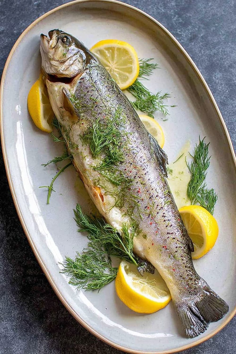 Grilled Trout With Dill and Lemon