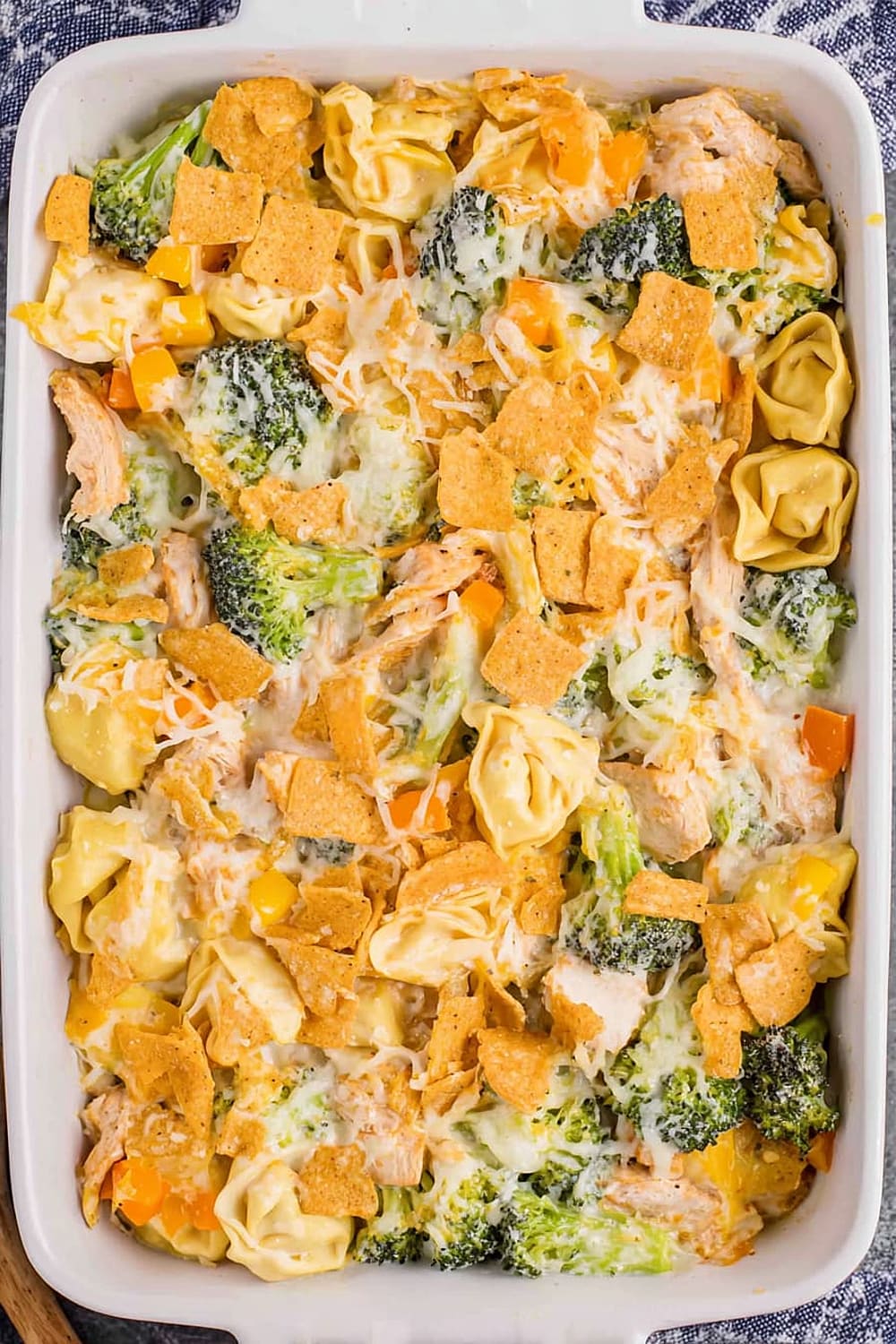 Santa Fe Chicken Tortellini Casserole
