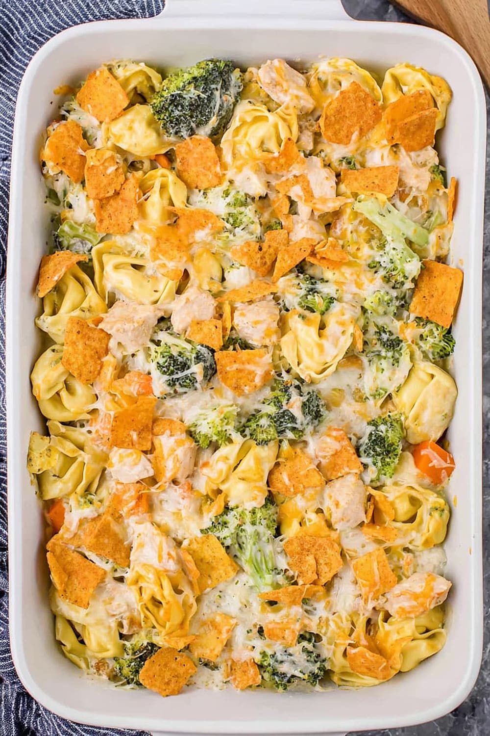Santa Fe Chicken Tortellini Casserole