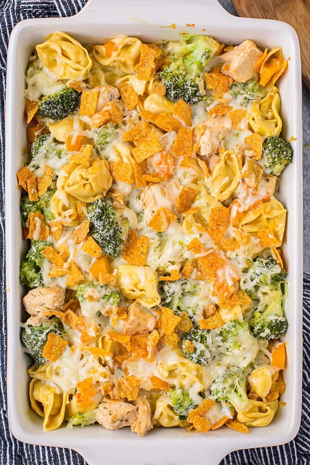 Santa Fe Chicken Tortellini Casserole