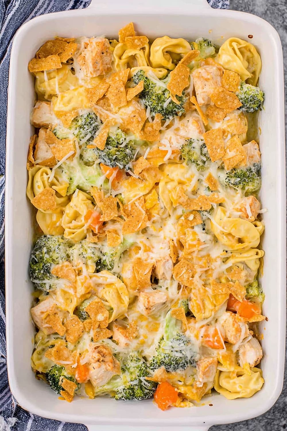 Santa Fe Chicken Tortellini Casserole