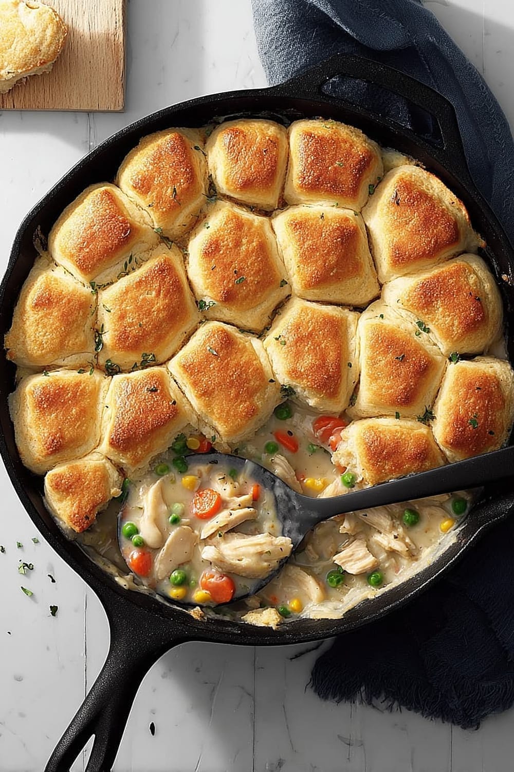 Turkey Biscuit Skillet