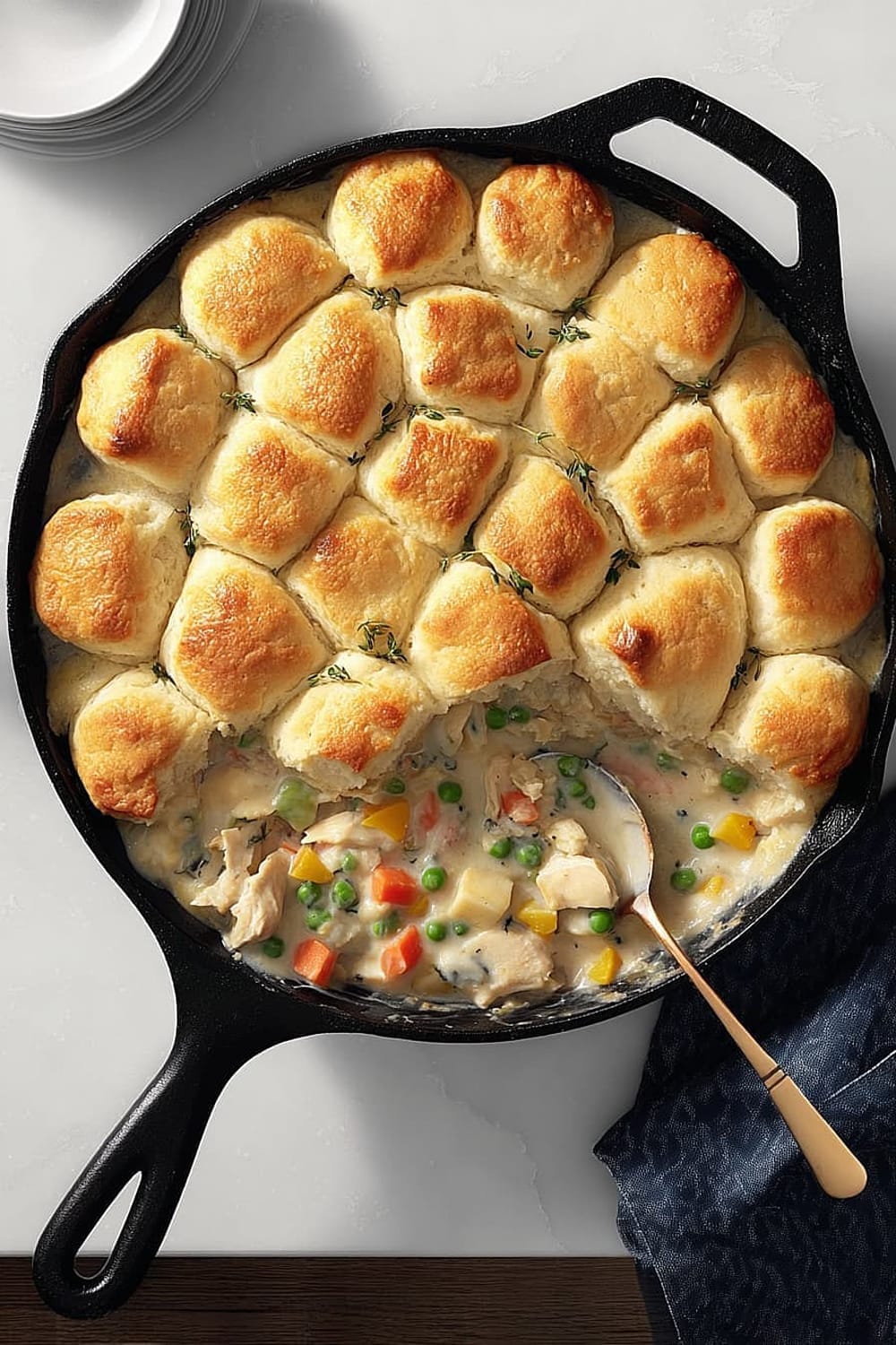 Turkey Biscuit Skillet