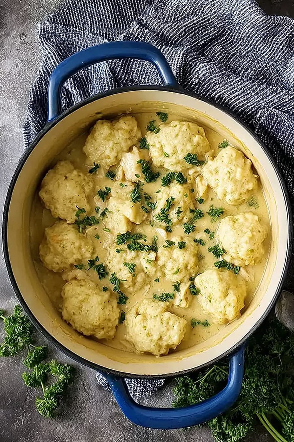 Creamy Turkey and Dumplings Soup