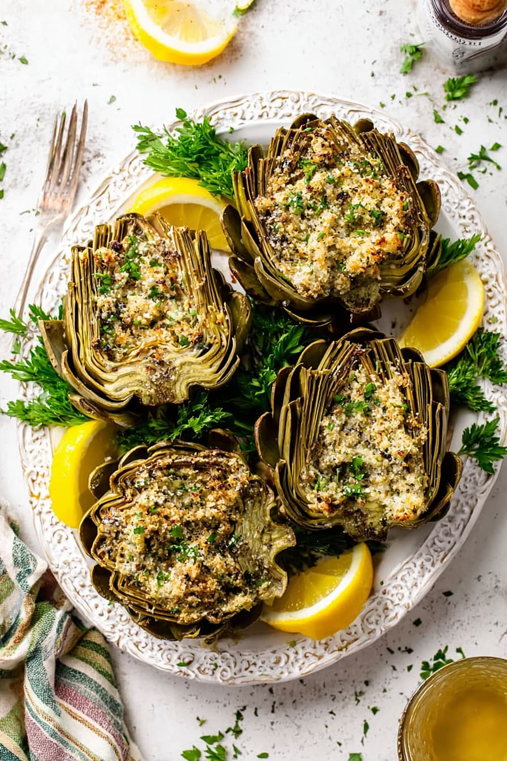 Italian Stuffed Artichokes Recipe (Sicilian Style)