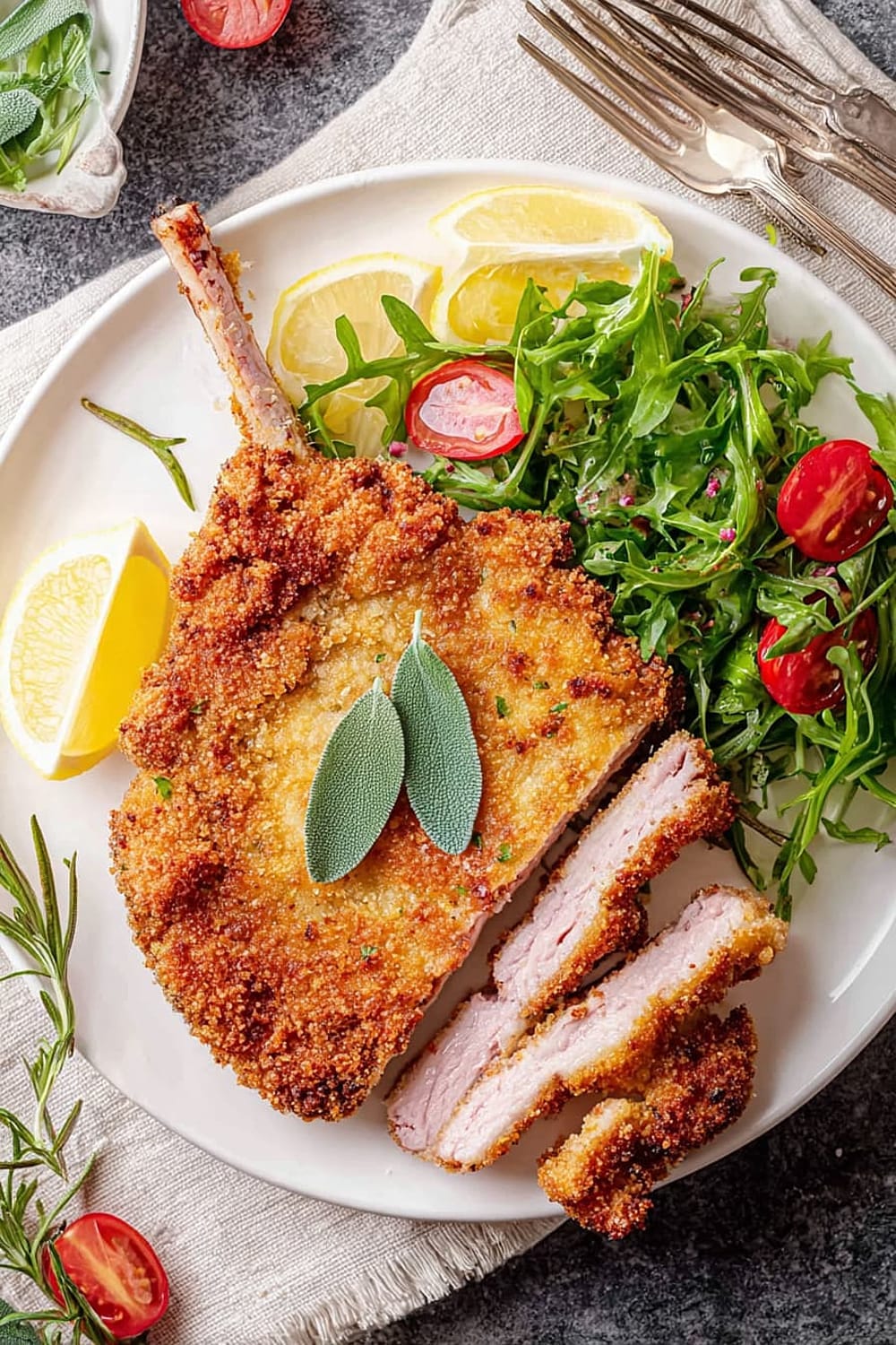 Bone-In Veal Milanese Recipe (Cotoletta alla Milanese)