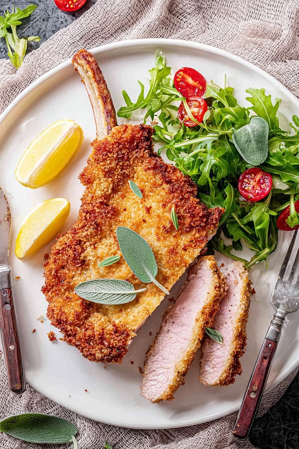 Bone-In Veal Milanese Recipe (Cotoletta alla Milanese)