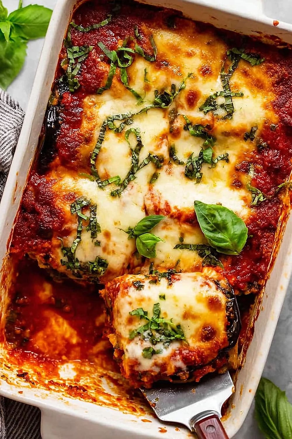 Eggplant Parmigiana (Parmigiana di Melanzane)