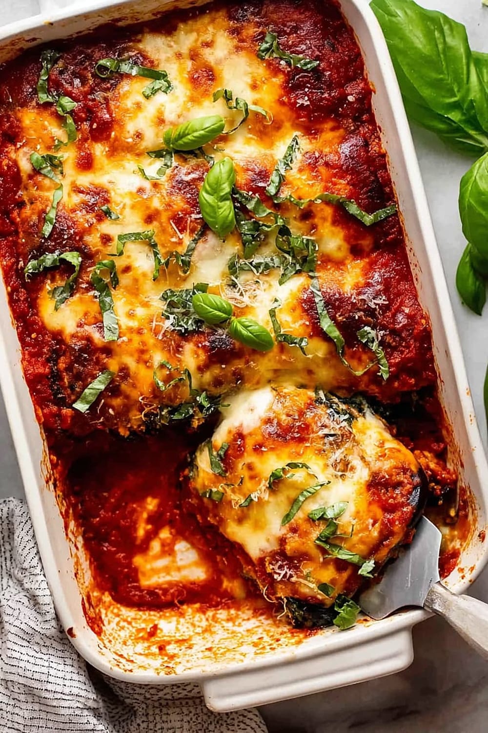 Eggplant Parmigiana (Parmigiana di Melanzane)