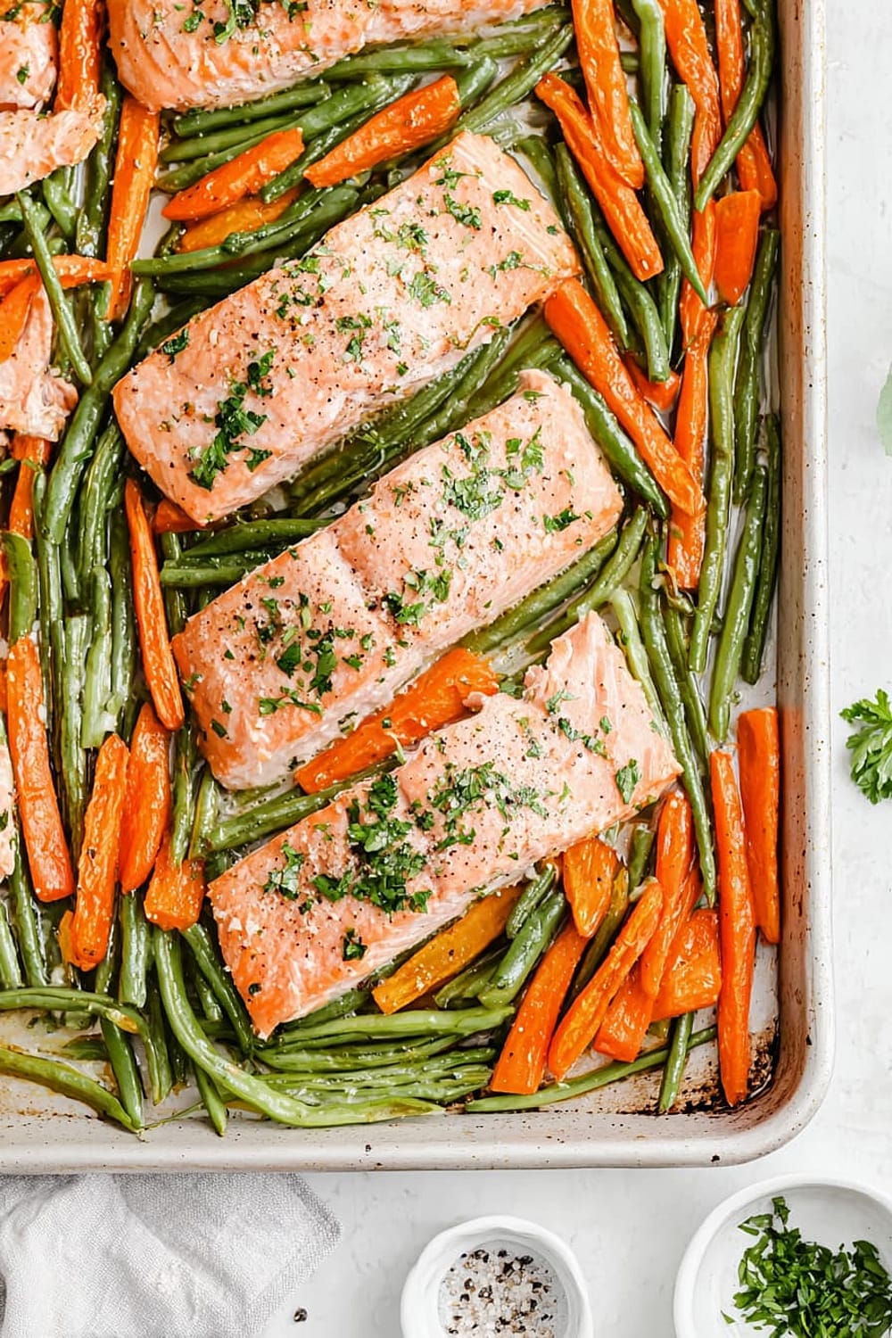 Sheet Pan Lemon Pepper Salmon with Veggies