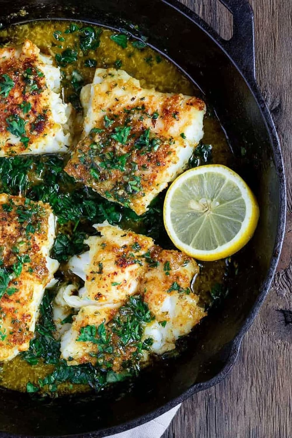 Baked Cod Recipe with Lemon and Garlic