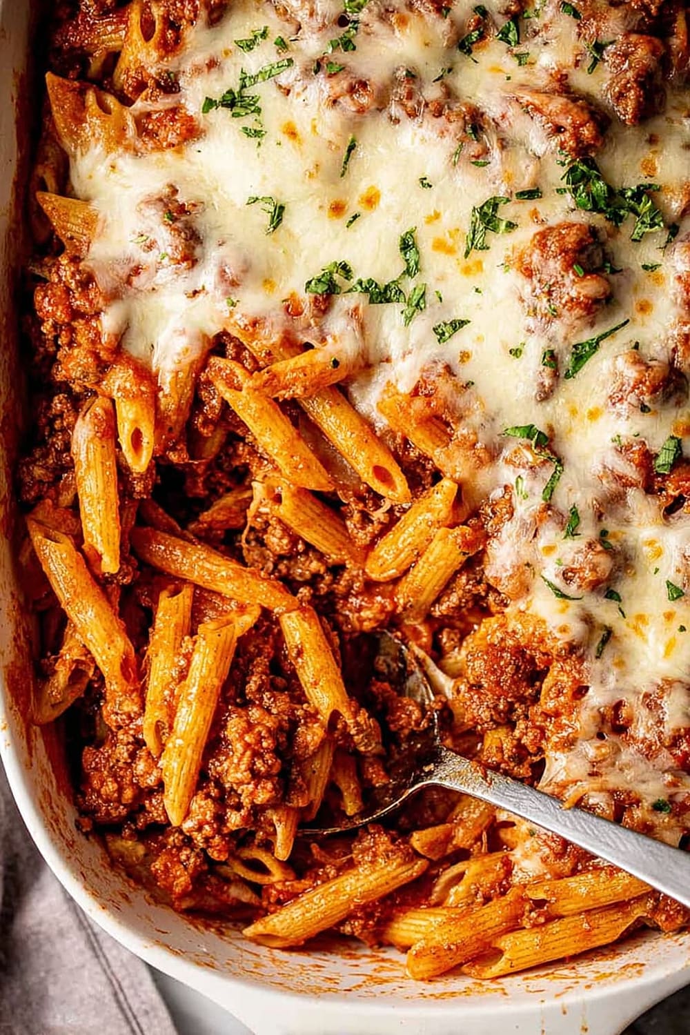 Easy Cheesy Baked Ziti