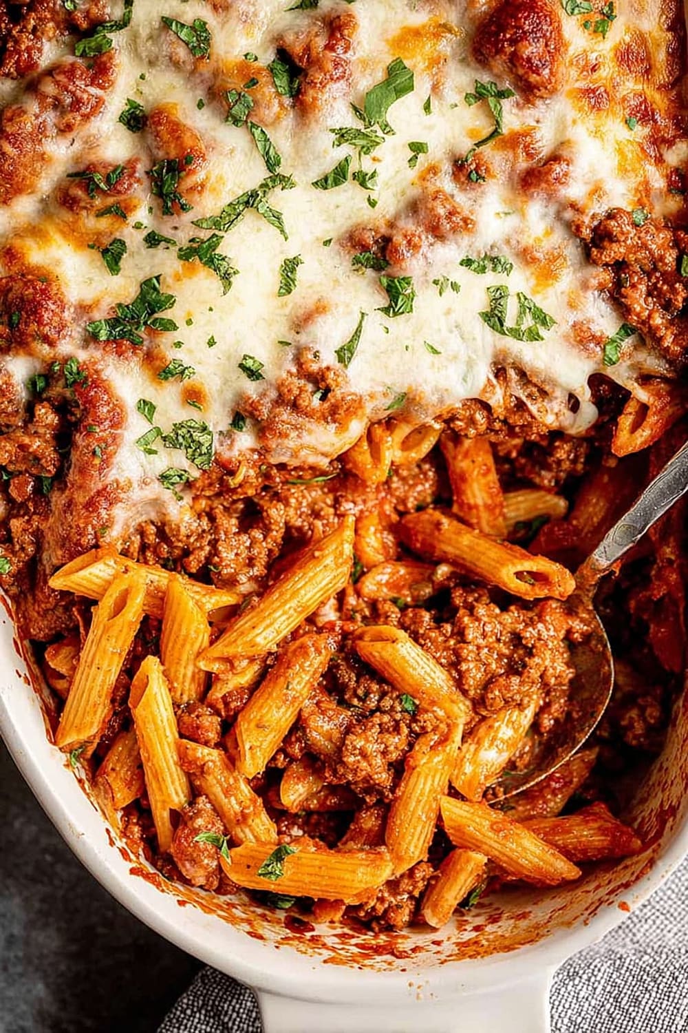 Easy Cheesy Baked Ziti