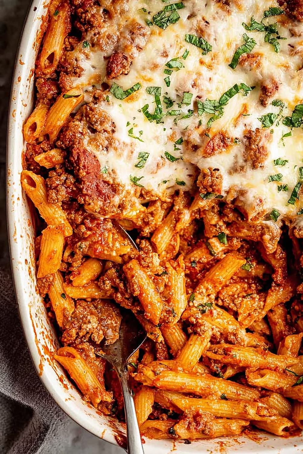 Easy Cheesy Baked Ziti
