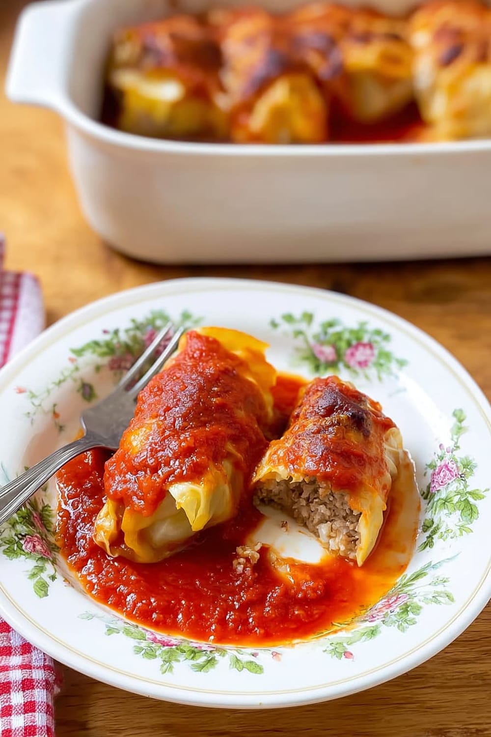 Authentic Polish Golumpki (Stuffed Cabbage)