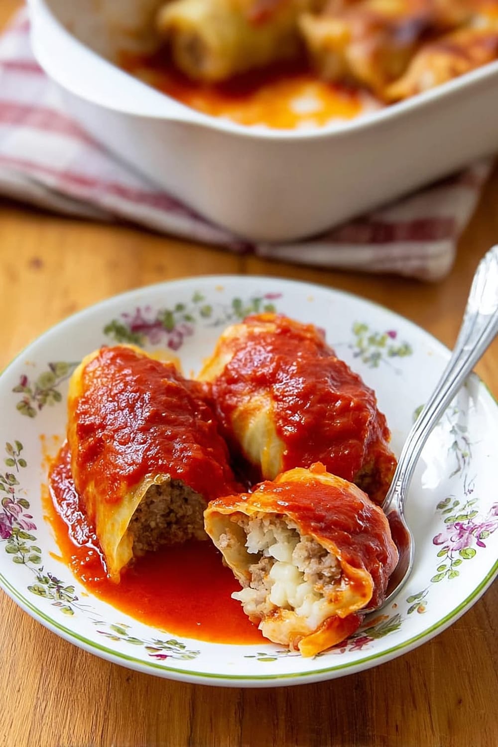 Authentic Polish Golumpki (Stuffed Cabbage)