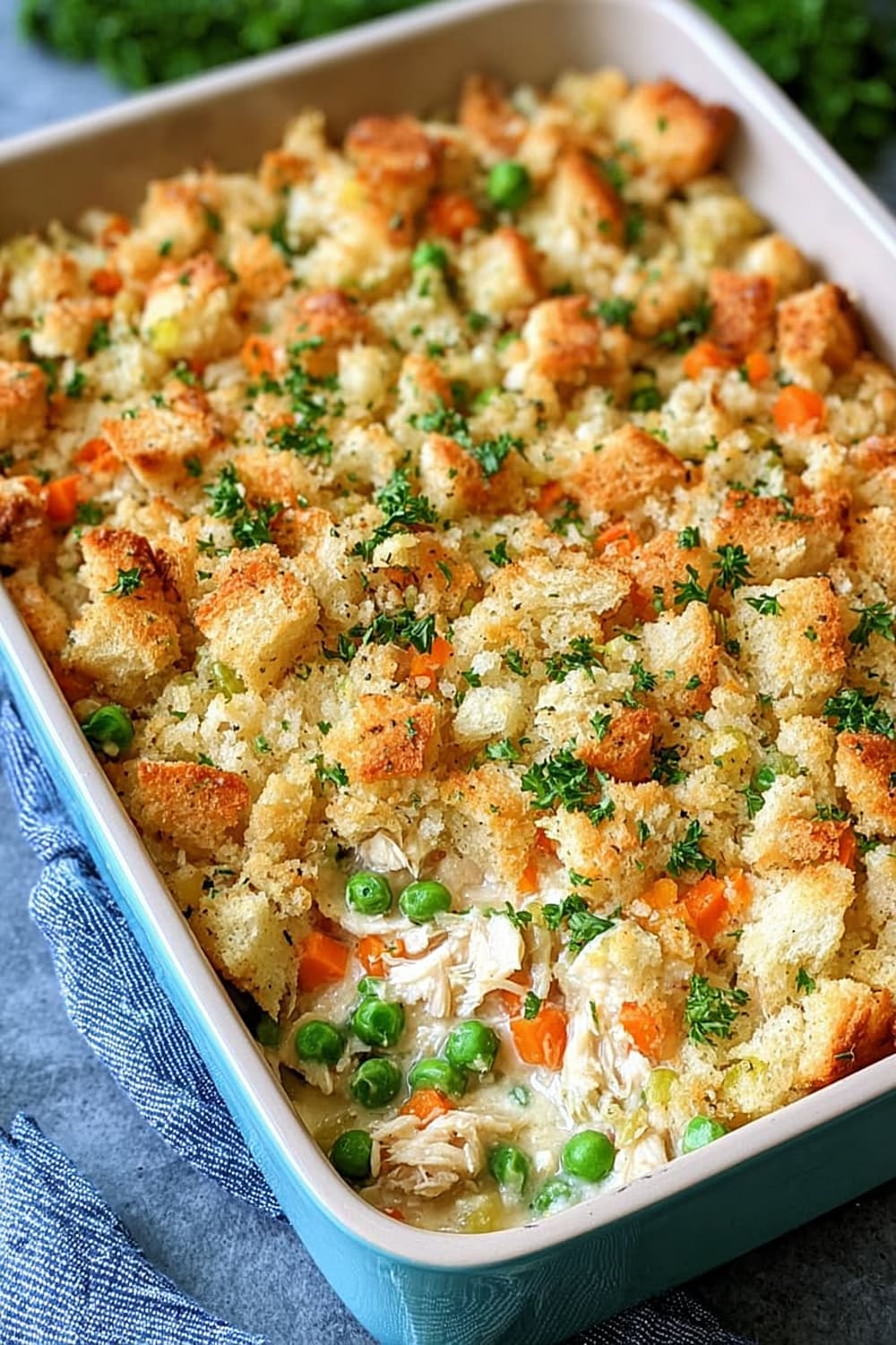 Chicken Stuffing Casserole