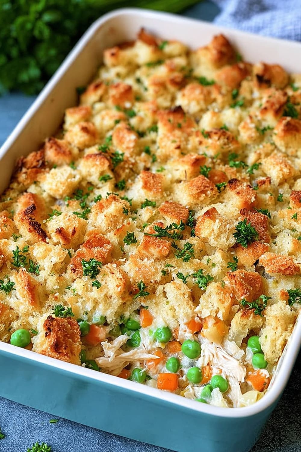 Chicken Stuffing Casserole