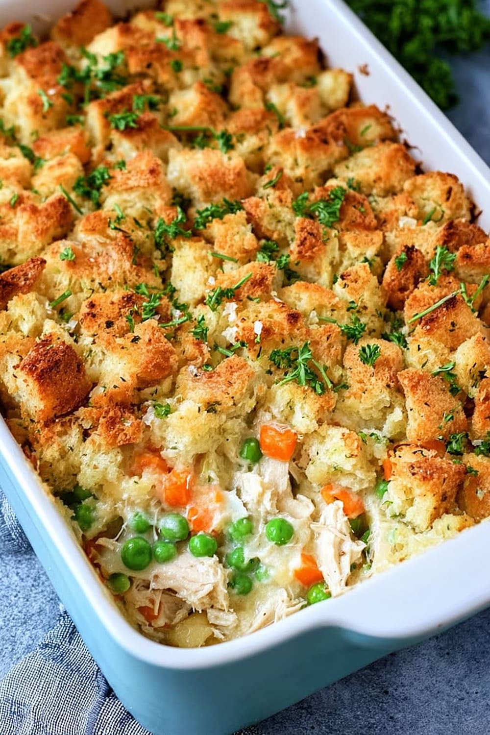 Chicken Stuffing Casserole