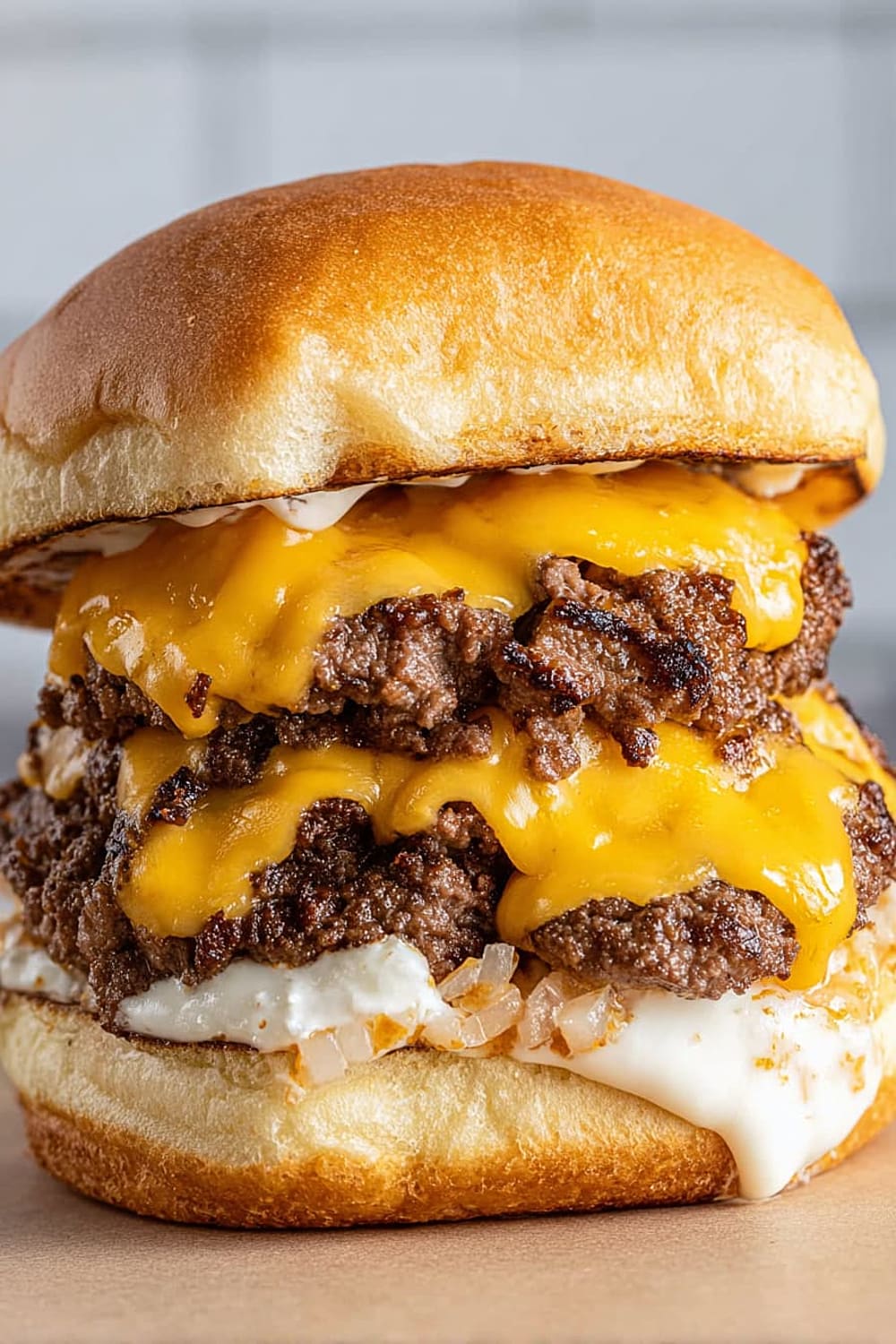 The Ultimate Smash Cheeseburger