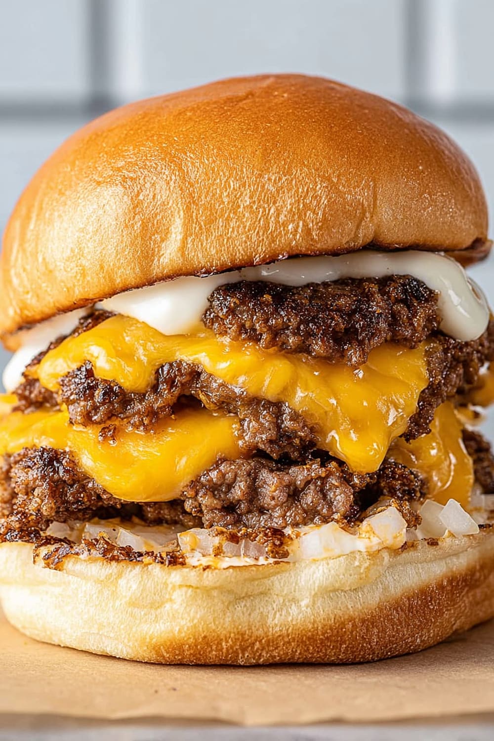 The Ultimate Smash Cheeseburger