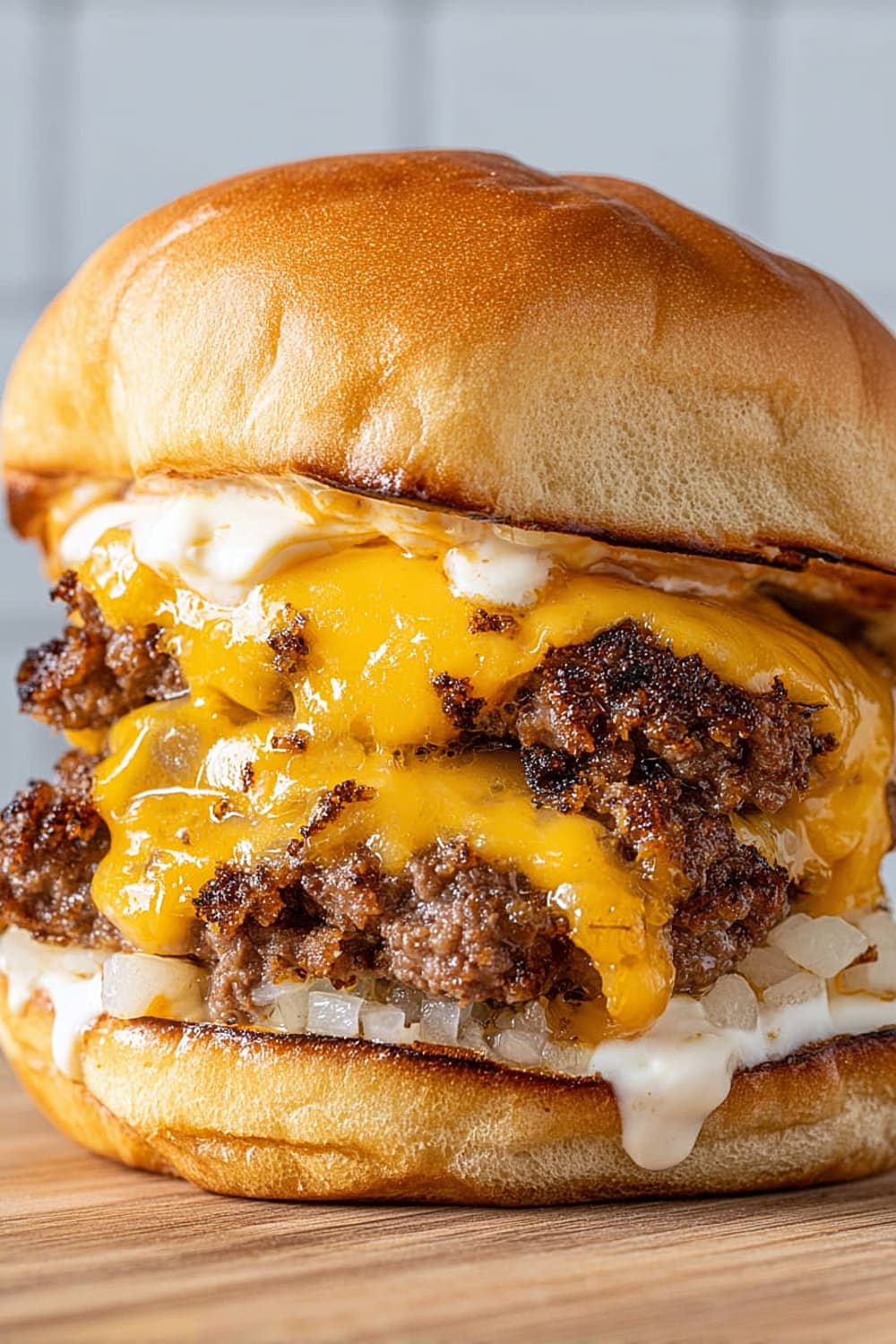 The Ultimate Smash Cheeseburger