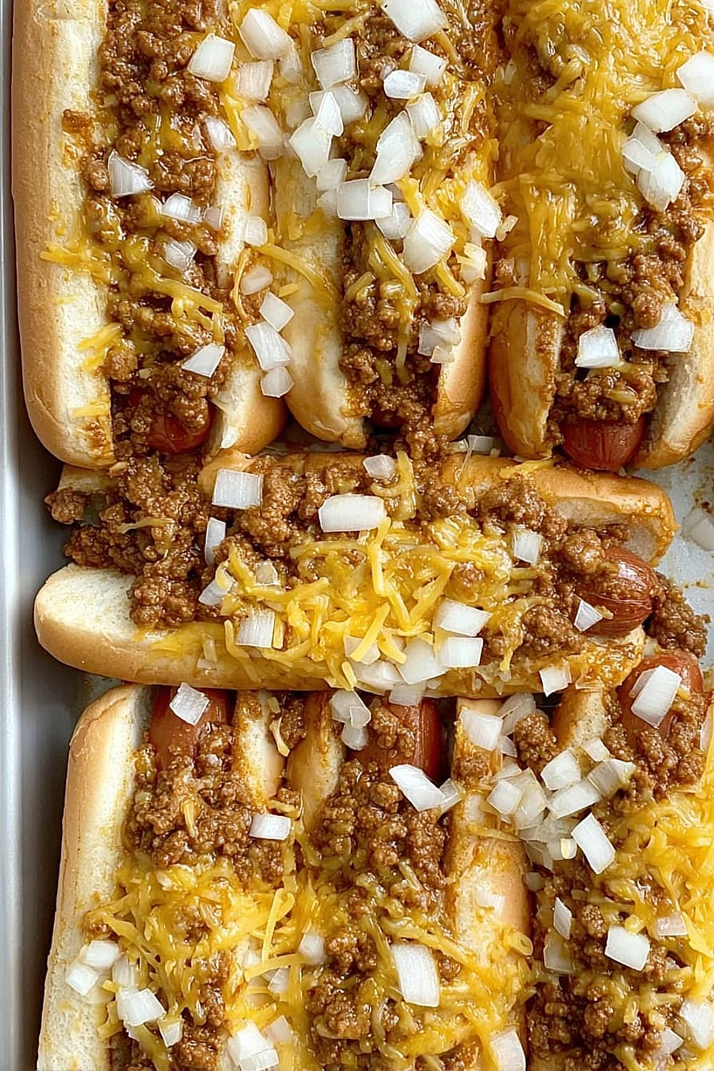 Easy Slow Cooker Chili Coney Dogs Recipe