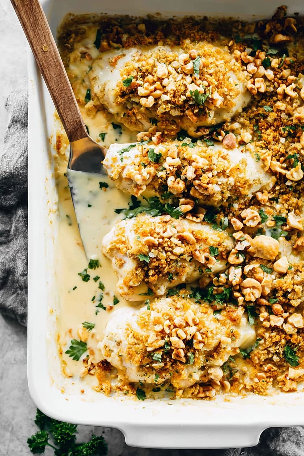 Creamy Swiss Chicken Bake