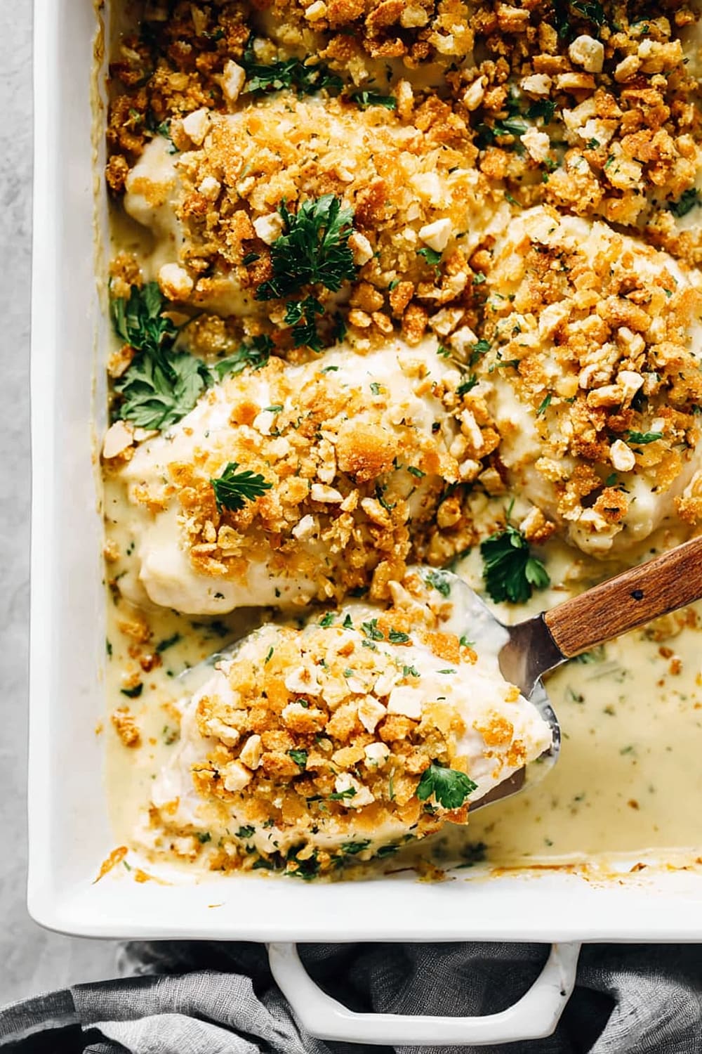 Creamy Swiss Chicken Bake