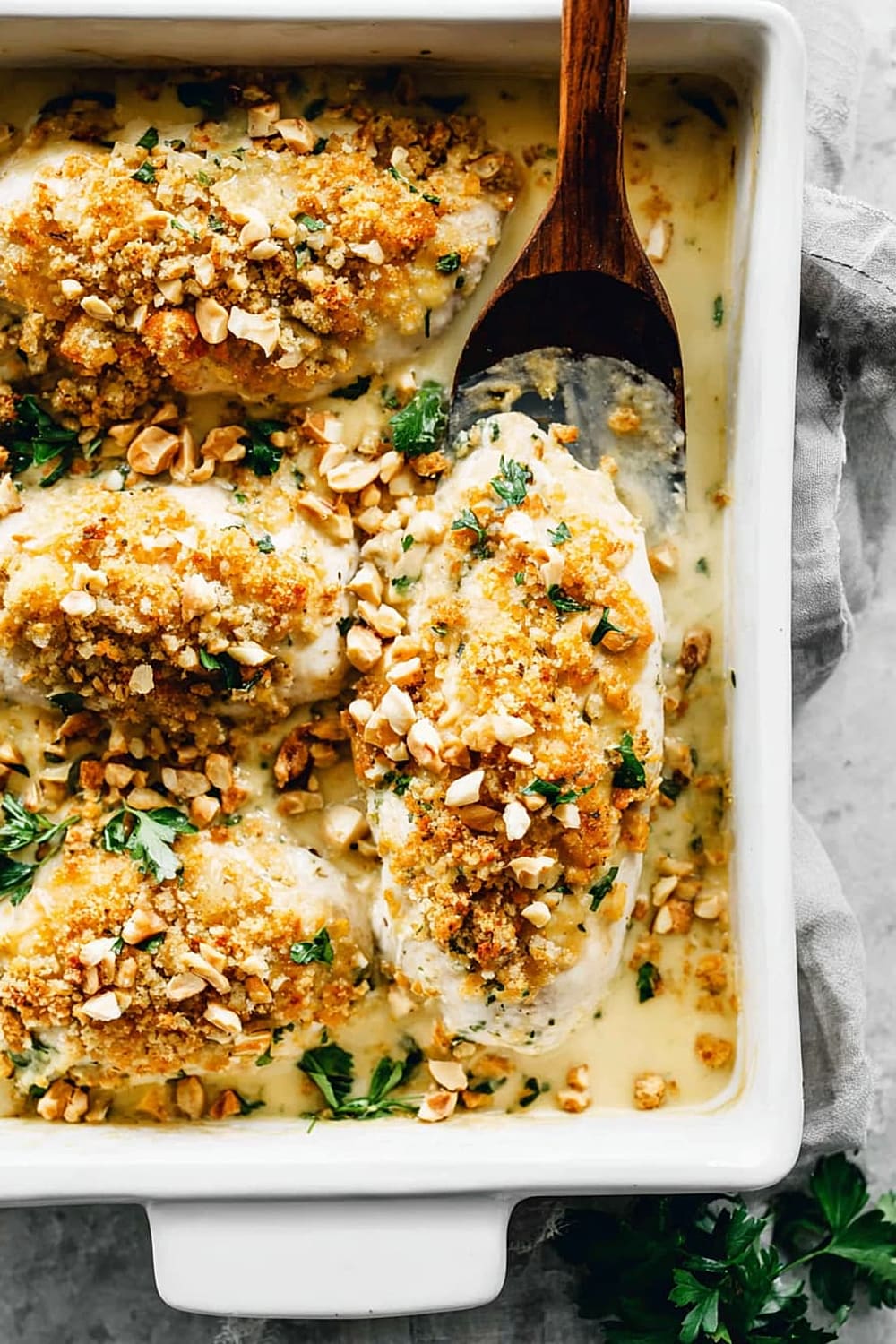 Creamy Swiss Chicken Bake