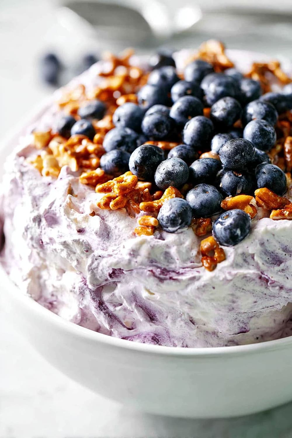 Blueberry Pretzel Salad