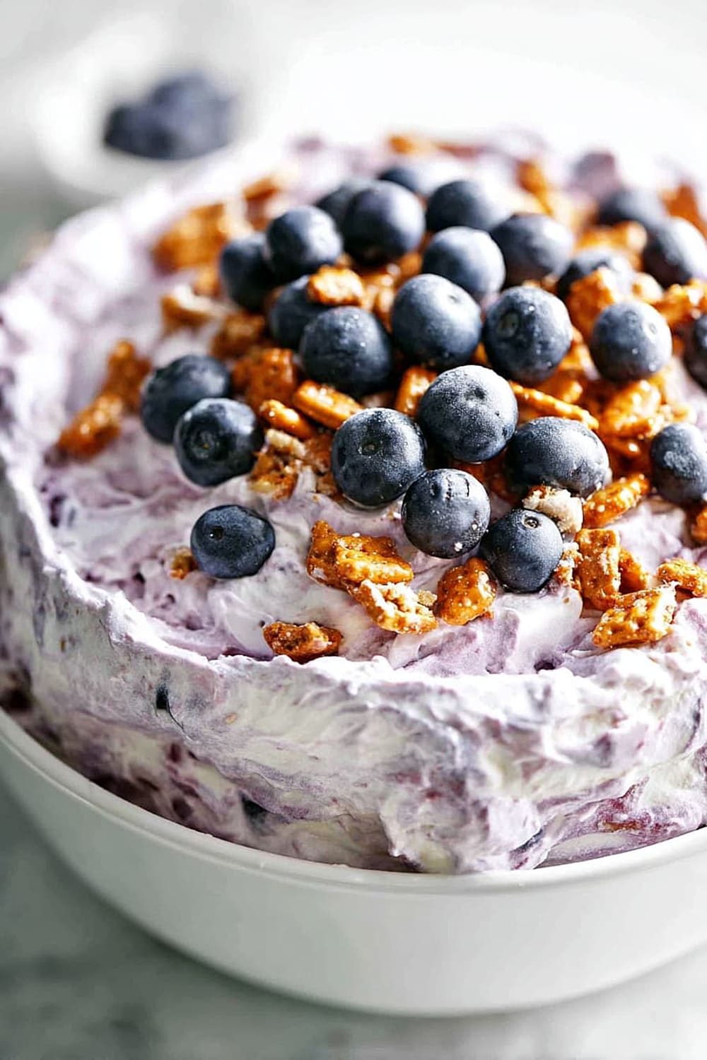 Blueberry Pretzel Salad
