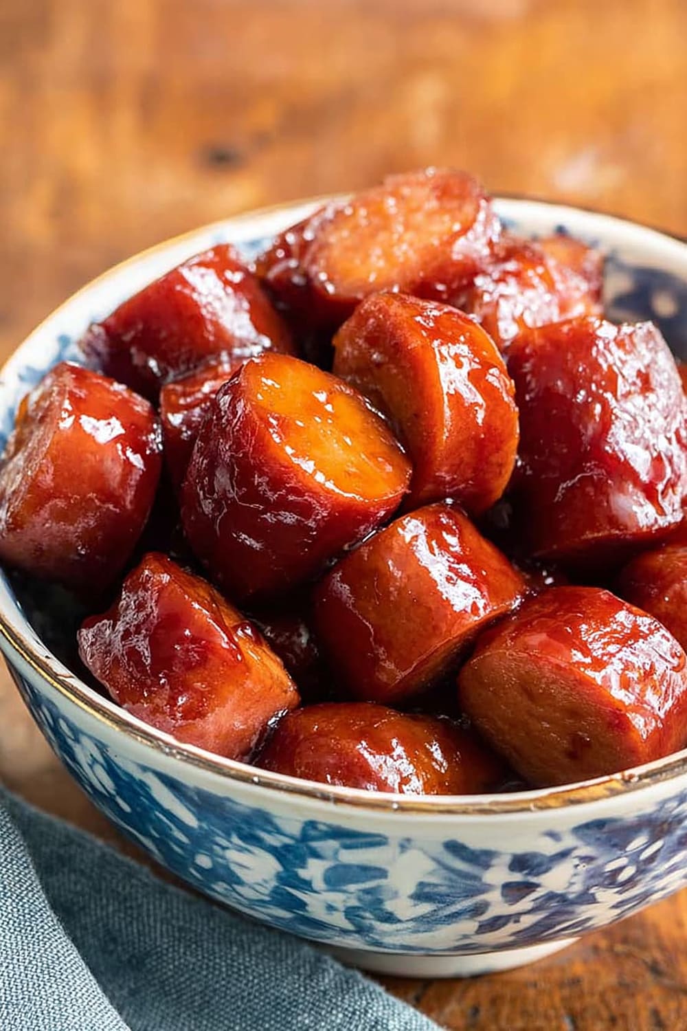 Brown Sugar Kielbasa Bites