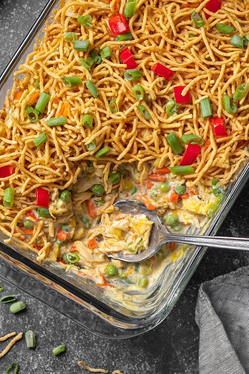 Chicken Chow Mein Casserole