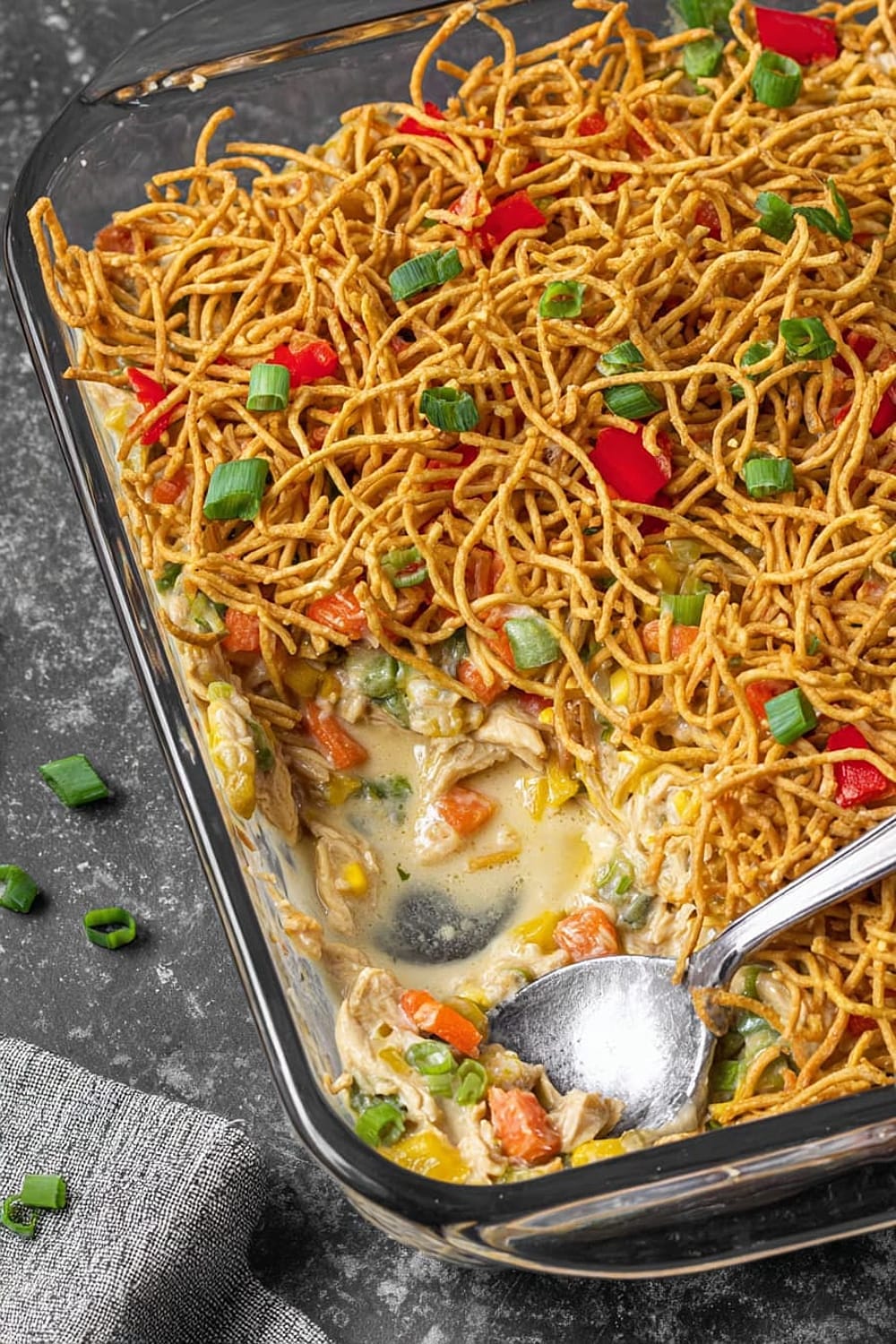 Chicken Chow Mein Casserole