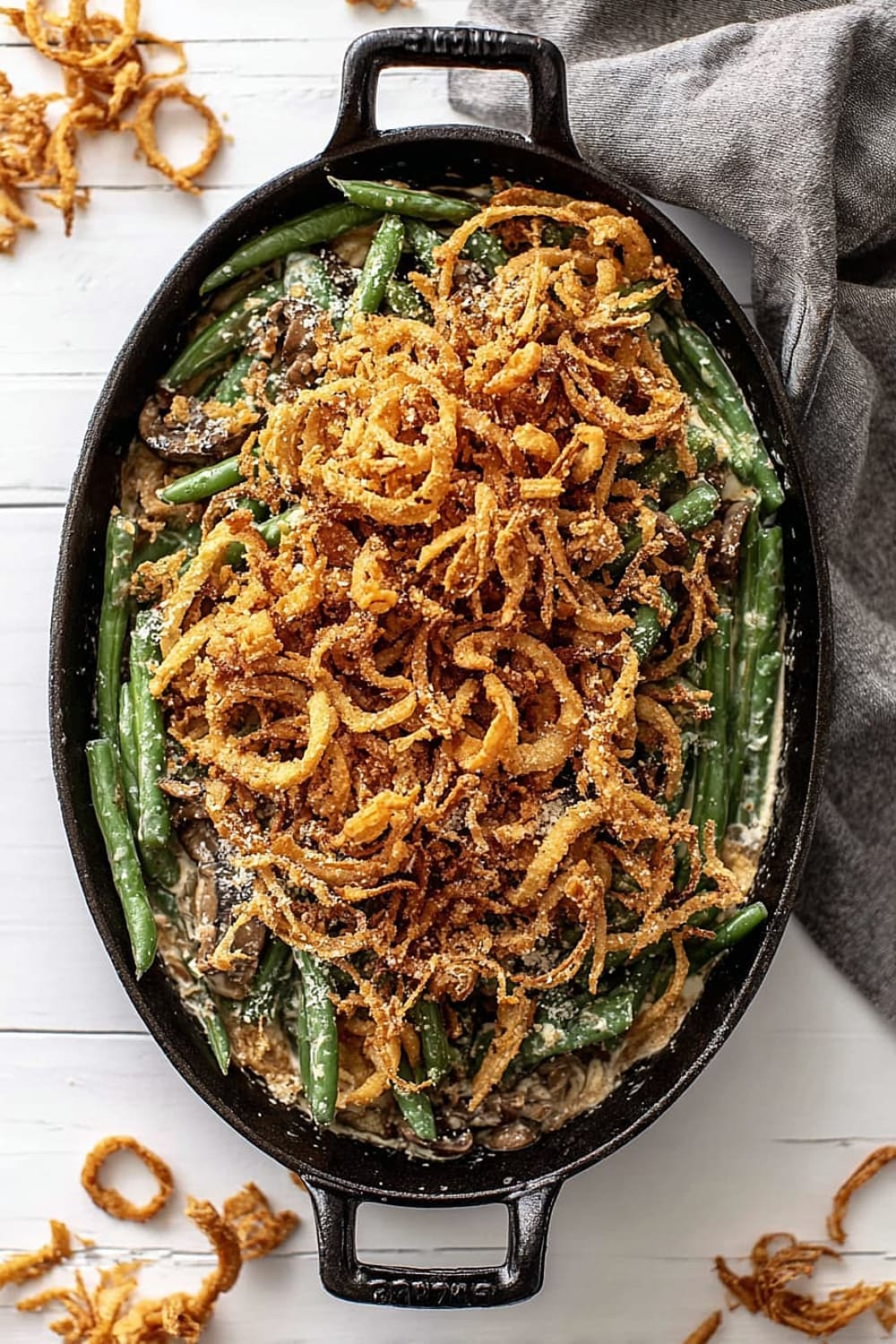 Green Bean Casserole with French Fried Onions