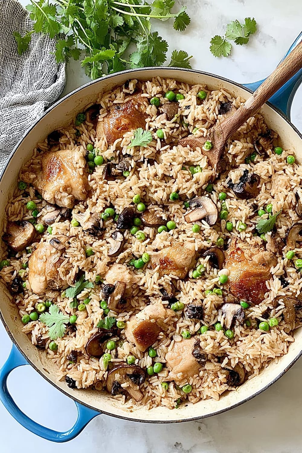 Miso-Ginger Chicken and Rice Skillet